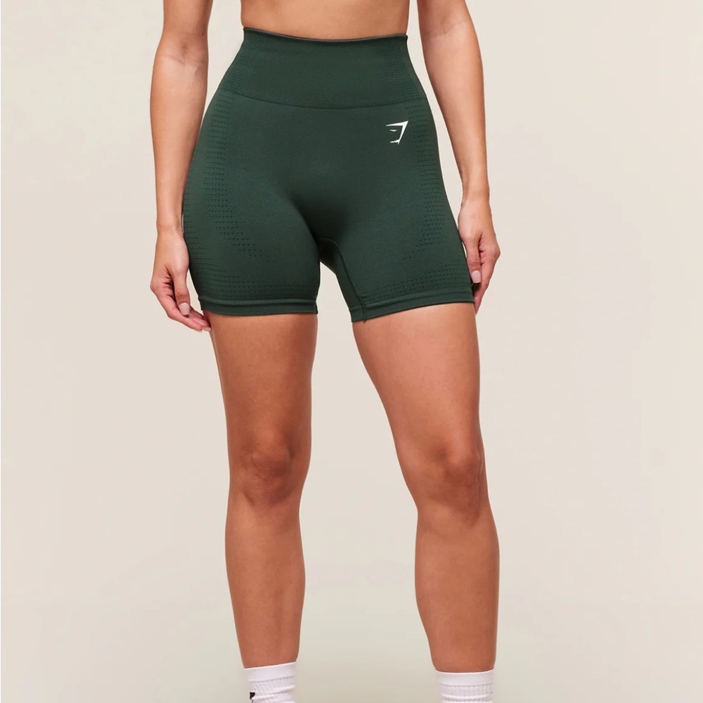 Gymshark Vital Seamless Green Athletic Women's Shorts